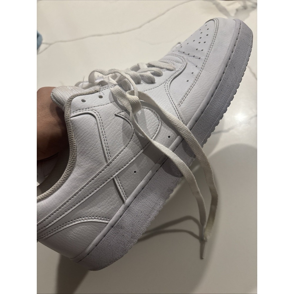 Size 13 - Nike Court Vision Next Nature Low Triple White